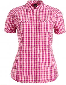 Schöffel Blouse Walla Walla UV Frauen Gr. 36 - Outdoor Bluse - pink-rosa|weiß