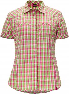 Schöffel Blouse Walla Walla UV Frauen Gr. 34 - Outdoor Bluse - grün|pink-rosa