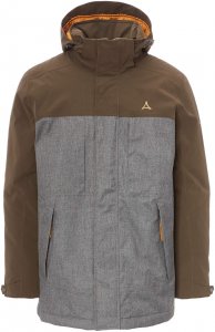 Schöffel Insulated Jacket Lipezk Männer Gr. 50 - Winterjacke - braun|grau