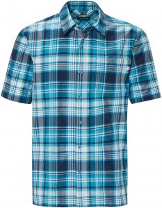 Schöffel Shirt Bischofshofen1 UV Männer Gr. L - Outdoor Hemd - blau|petrol-türkis