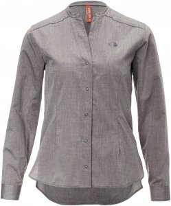 Tatonka Eldred LS Shirt Frauen Gr. 38 - Outdoor Bluse - grau