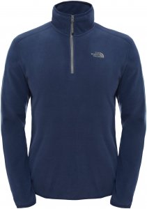 The North Face 100 Glacier 1/4 Zip Männer Gr. M - Fleecepullover - blau