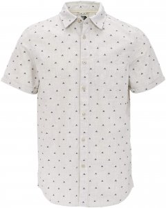 The North Face SS Pursuit Jacq Shirt Männer Gr. M - Outdoor Hemd - weiß