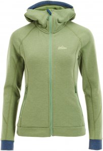 Tierra Aktse Hood Fleecejacket Frauen Gr. S - Fleecejacke - grün