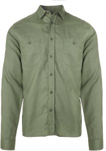 Tierra Kaiparo Hemp L/S Shirt Männer Gr. XXL - Outdoor Hemd - oliv-dunkelgrün