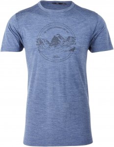 Tierra Premium Logo Tee Männer Gr. L - T-Shirt - blau