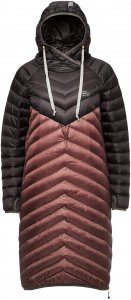 VARG Sarek Long Downhood Frauen Gr. M - Daunenmantel - schwarz|pink-rosa