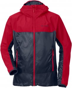 Vaude Croz Windshell II Jacket Männer Gr. S - Softshelljacke - rot|blau