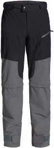 Vaude Morzine Zo Pants II Männer - Softshellhose - schwarz|grau