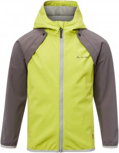 Vaude Muntjac 2in1 Jacket Kinder Gr. 146/152 - Softshelljacke - gelb|grün|grau