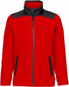 Vaude Racoon Fleece Jacket Kinder Gr. 122/128 - Fleecejacke - rot