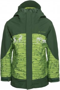 Vaude Suricate 3in1 Jacket III AOP Kinder Gr. 104 - Doppeljacke - grün|oliv-dunkelgrün