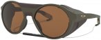 Oakley Sonnenbrille Clifden - Matte Olive Green - Prizm Tungsten Polarized Brill