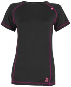 2117 of Sweden - Womens Eco S/S Merino Top Gr 34;36;38;40;42;44 schwarz;lila