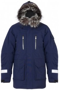 66 North - Jökla Parka - Mantel Gr L blau/schwarz
