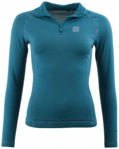 66 North - Women's Grettir Zip Neck - Fleecepullover Gr L;M;XL;XXL schwarz;rot