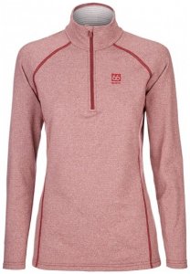 66 North - Women's Vik Merled Zip Neck - Fleecepullover Gr S beige/grau