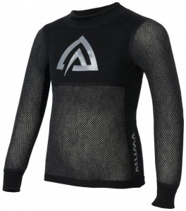 Aclima - Kid's WN Mini Crew Neck - Merinounterwäsche Gr 120 schwarz