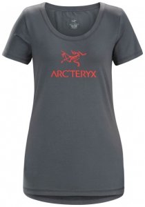 Arc'teryx - Arc'word S/S T-Shirt Women's - T-Shirt Gr L schwarz/grau