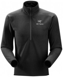 Arc'teryx - Delta AR Zip Neck - Fleecepullover Gr L schwarz