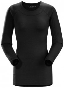 Arc'teryx - Women's Satoro AR Crew L/S - Merinounterwäsche Gr M schwarz