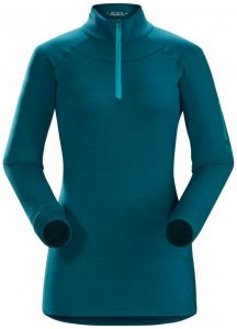 Arc'teryx - Women's Satoro AR Zip Neck L/S Gr XS blau
