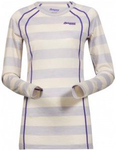 Bergans - Fjellrapp Lady Shirt Gr S grau/weiß