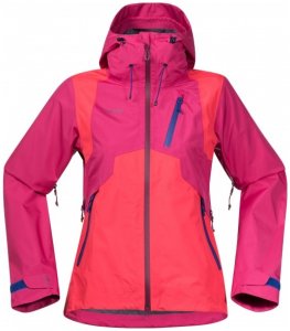Bergans - Women's Cecilie Jacket - Hardshelljacke Gr L;S;XS rosa/rot;grün;blau/grau