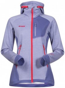 Bergans - Women's Cecilie Wool Jacket with Hood - Wolljacke Gr XL grau/blau