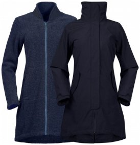 Bergans - Women's Oslo 3In1 Coat - Mantel Gr S schwarz