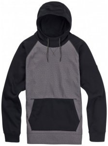 Burton - Crown Bonded Pullover - Fleecepullover Gr S schwarz/grau