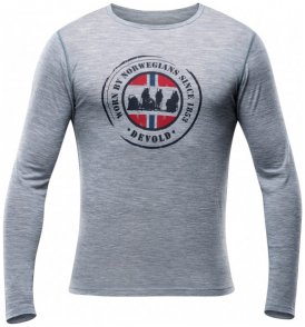 Devold - Breeze Shirt - Merinounterwäsche Gr L;M;S;XL;XXL grau;grau/blau;schwarz
