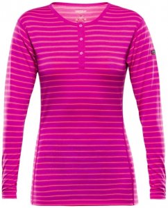 Devold - Breeze Woman Button Shirt - Merinounterwäsche Gr XL rosa
