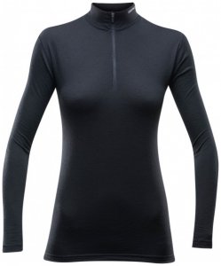 Devold - Breeze Woman Half Zip Neck - Merinounterwäsche Gr S schwarz