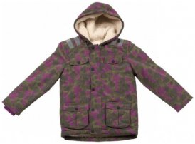 Ducksday - Kid's Parka - Winterjacke Gr 12 Years braun/oliv