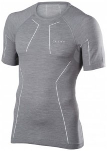 Falke - Wool-Tech Shortsleeved Shirt Comfort Gr L;M;S;XL schwarz;grau