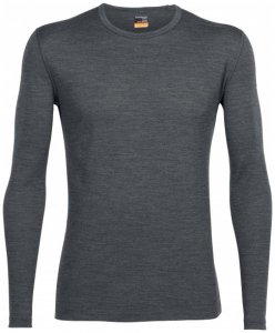Icebreaker - Oasis L/S Crewe - Funktionslongsleeve Gr XL schwarz