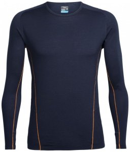 Icebreaker - Strike Lite L/S Crewe - Longsleeve Gr L;S;XL;XXL grau;schwarz