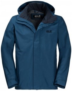 Jack Wolfskin - Highland Jacket - Hardshelljacke Gr L - Short;S - Short schwarz;blau/schwarz