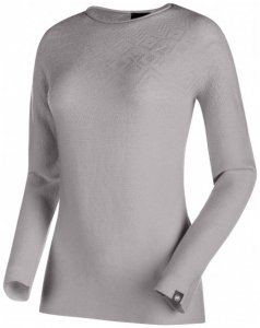Mammut - Alvra Midlayer Pull Women - Merinopullover Gr M grau