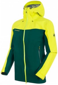 Mammut - Crater HS Hooded Jacket - Hardshelljacke Gr XL oliv/gelb