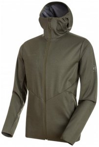 Mammut - Ultimate V Tour SO Hooded Jacket - Softshelljacke Gr S oliv