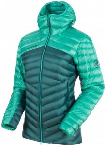 Mammut - Women's Broad Peak In Hooded Jacket - Daunenjacke Gr L türkis