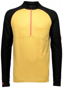 Mons Royale - Checklist 1/2 Zip Geo - Merinounterwäsche Gr L;M;S;XL orange/schwarz;rot/blau/lila;schwarz/grau