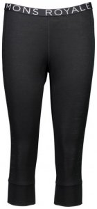 Mons Royale - Women's Alagna 3/4 Legging - Merinounterwäsche Gr M schwarz
