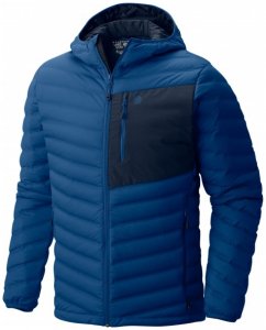 Mountain Hardwear - StretchDown Hooded Jacket - Daunenjacke Gr L blau