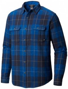 Mountain Hardwear - Walcott Long Sleeve Shirt - Hemd Gr S blau/schwarz