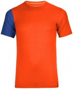 Ortovox - R 'N' W Short Sleeve - Merinounterwäsche Gr L rot/orange