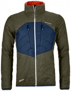Ortovox - Swisswool Dufour Jacket - Wolljacke Gr XL schwarz/oliv/blau