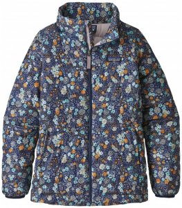 Patagonia - Girls' Down Sweater - Daunenjacke Gr L grau/blau/schwarz